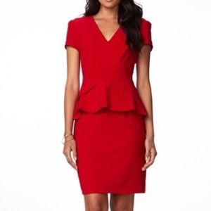 Red pencil skirt dress size S